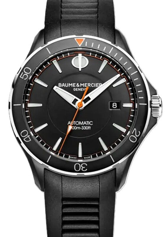 Baume & Mercier Clifton Czarny 42 mm Stal