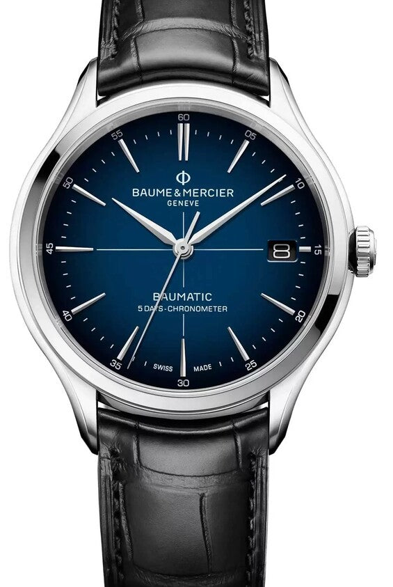 Baume & Mercier Clifton Niebieski 40 mm Stal