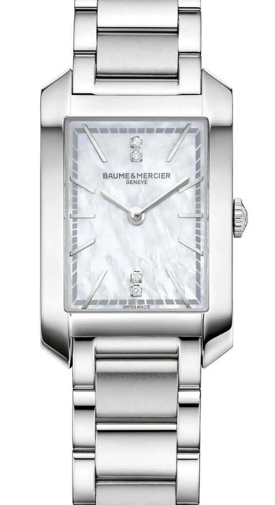 Baume & Mercier Hampton Masa perłowa 35 mm Stal