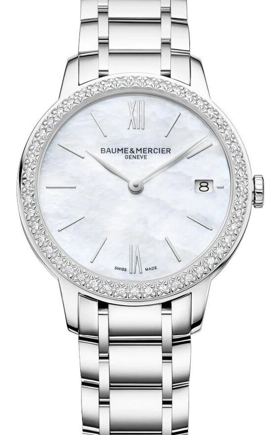 Baume & Mercier Classima Masa perłowa 31 mm Stal