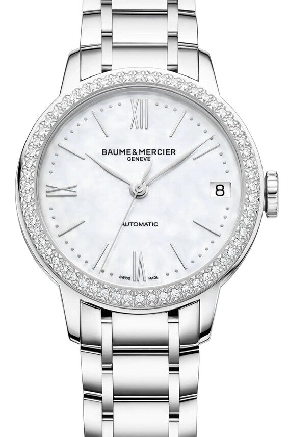 Baume & Mercier Classima Masa perłowa 31 mm Stal