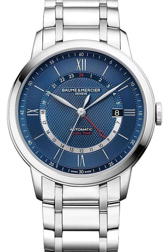 Baume & Mercier Classima Niebieski 42 mm Stal