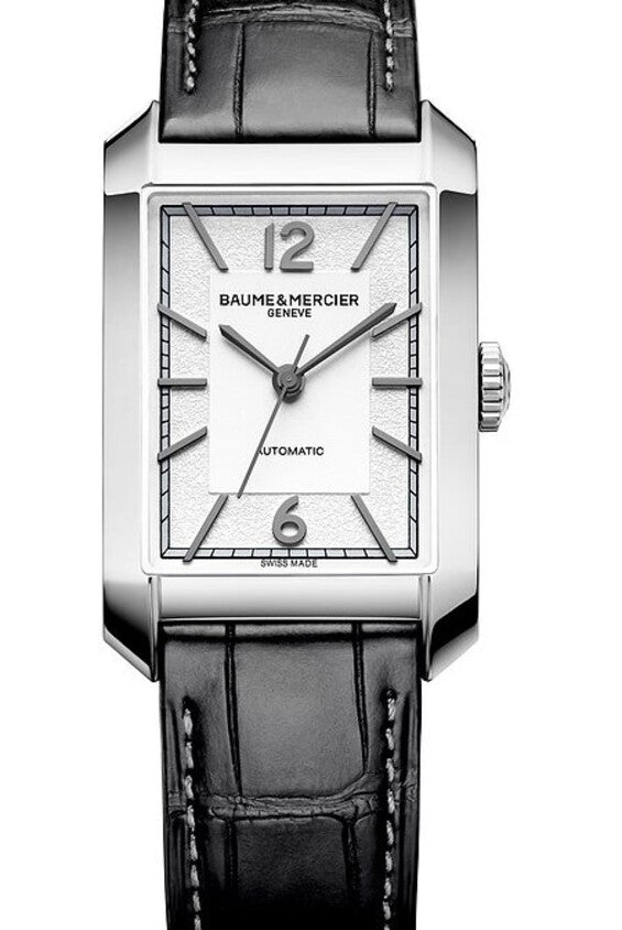 Baume & Mercier Hampton Srebrny 42 x 27 mm Stal