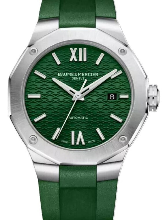Baume & Mercier Riviera Zielony 42 mm Stal