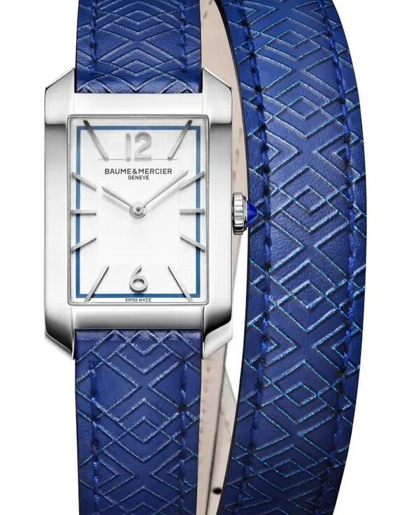 Baume & Mercier Hampton Srebrny 35 x 22 mm Stal