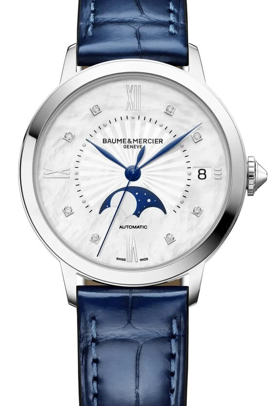 Baume & Mercier Classima Masa perłowa 34 mm Stal