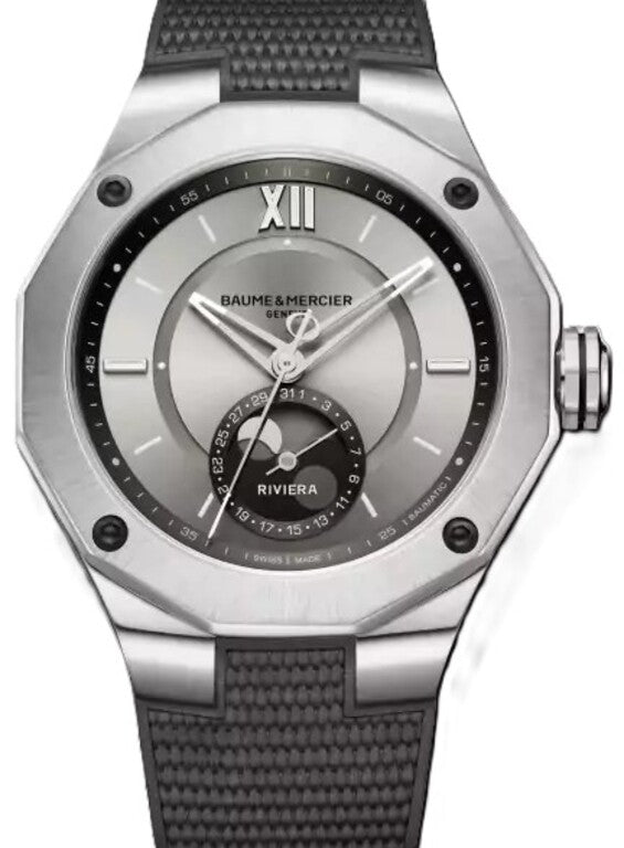 Baume & Mercier Clifton Szary 43 mm Stal