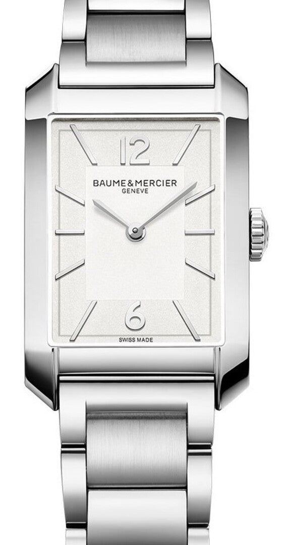 Baume & Mercier Hampton Srebrny 27.5 x 43 mm Stal
