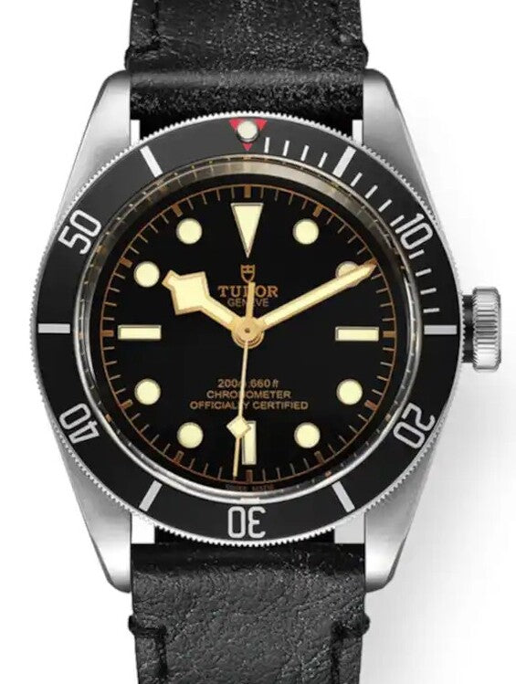 Tudor Black Bay Czarny 41 mm Stal