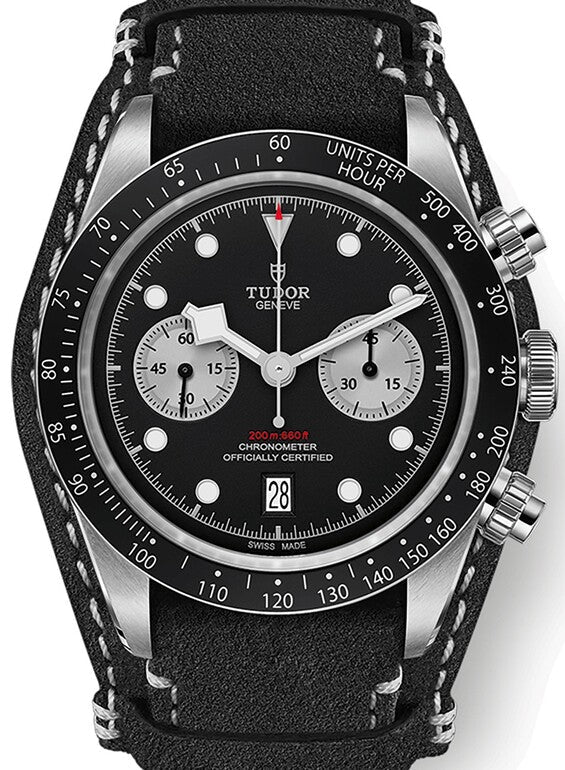 Tudor Black Bay Czarny 41 mm Stal