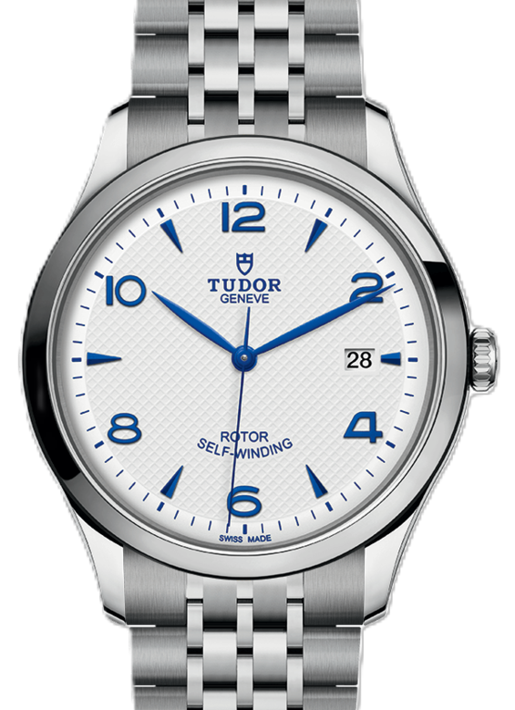 Tudor 1926 Biały 41 mm Stal