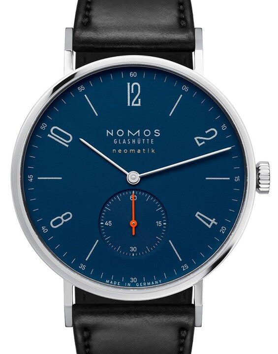 NOMOS Tangente Neomatik Niebieski 37 mm Stal