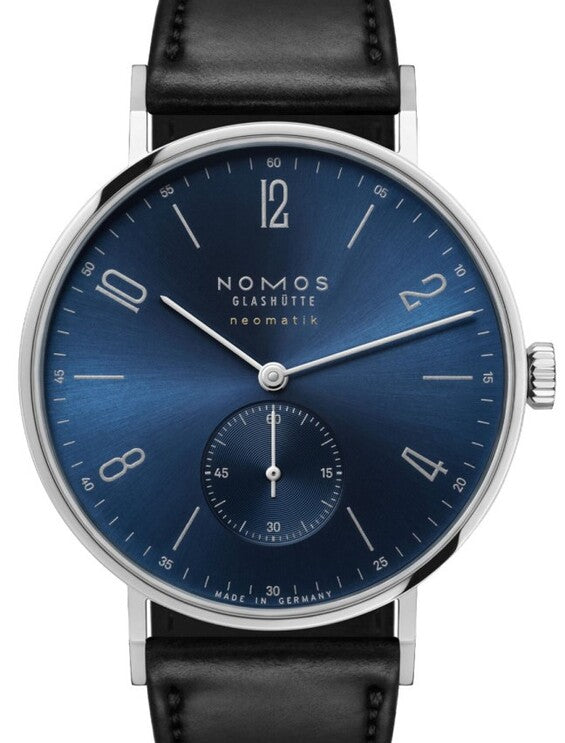 NOMOS Tangente Neomatik Niebieski 39 mm Stal