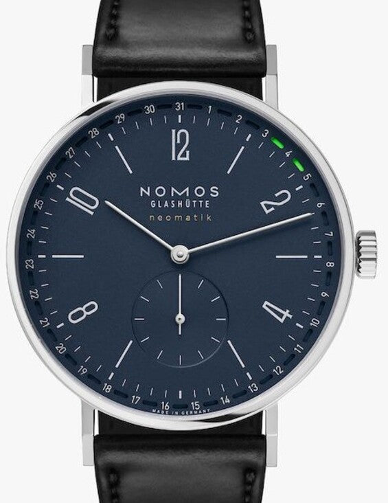 NOMOS Tangente Neomatik Niebieski 41 mm Stal