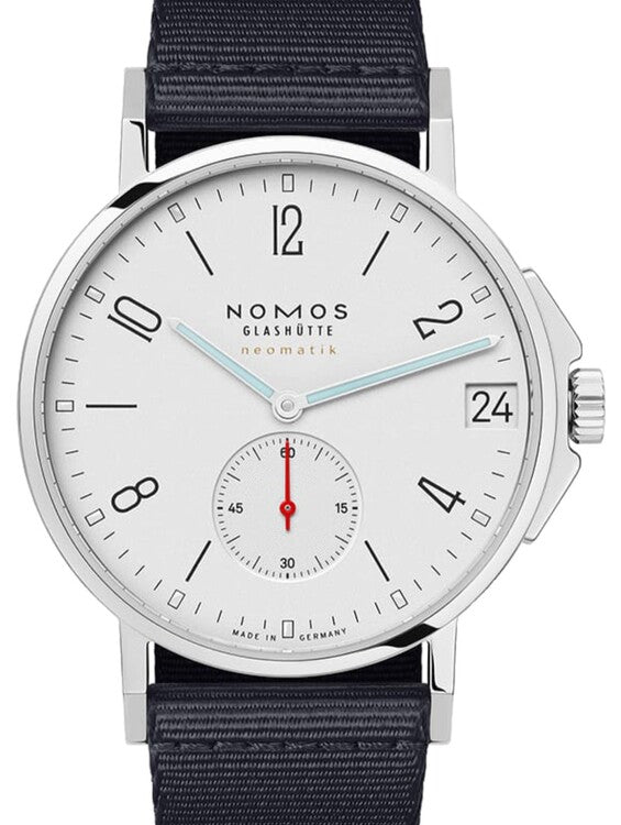 NOMOS Ahoi Neomatik Srebrny 39 mm Stal