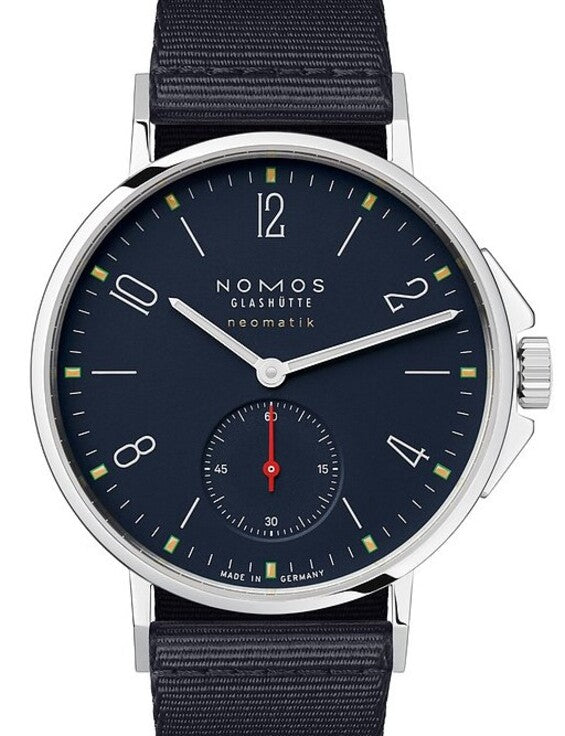 NOMOS Ahoi Atlantik Niebieski 36 mm Stal