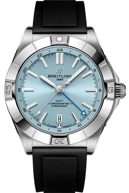 Breitling Chronomat GMT Niebieski 40 mm Stal