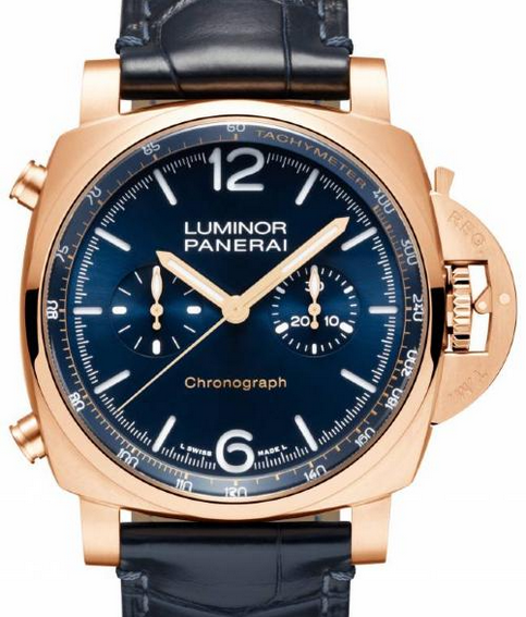Officine Panerai Luminor Chrono Goldtech Blu Notte PAM01111 44mm