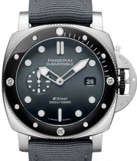 Officine Panerai Submersible QuarantaQuattro ESteel Grigio Roccia PAM01288 44mm