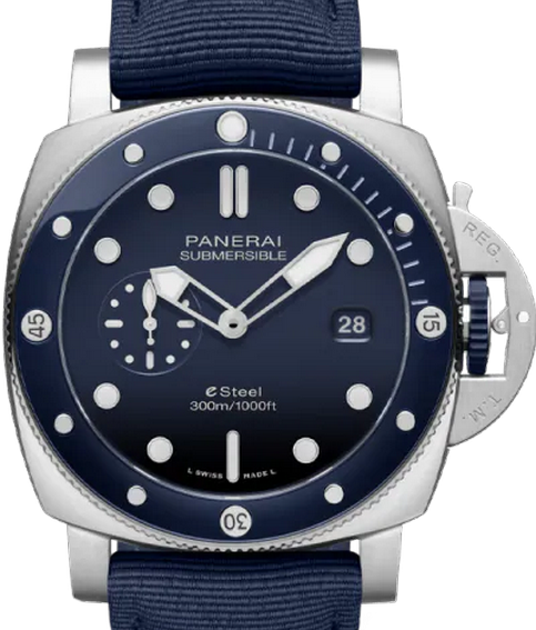 Officine Panerai Submersible QuarantaQuattro ESteel Blu Profondo PAM01289 44mm