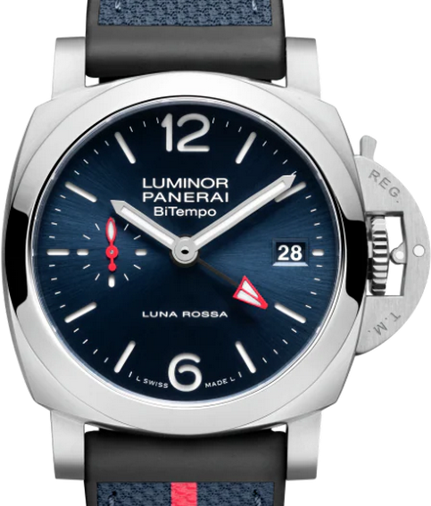 Officine Panerai Luminor Quaranta BiTempo Luna Rossa PAM01404 40mm