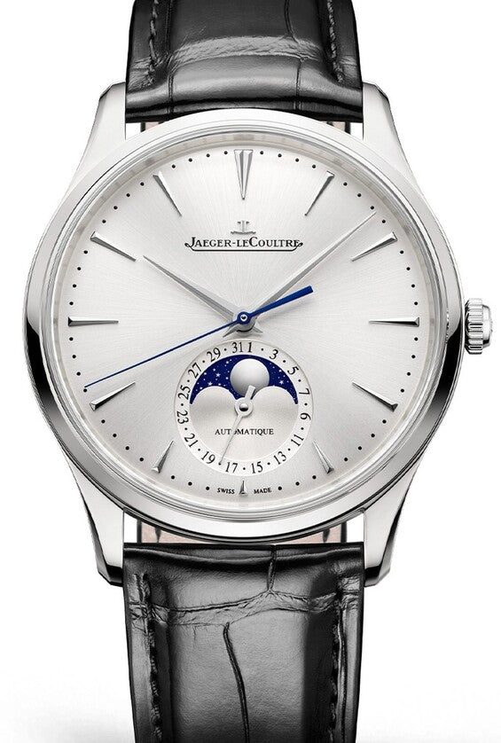 Jaeger-LeCoultre Master Ultra Thin Srebrny 39 mm
 
 Stal