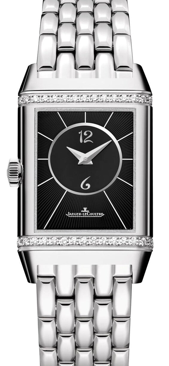 Jaeger-LeCoultre Reverso Classic Medium Duetto Szary 40 x 24 mm Stal