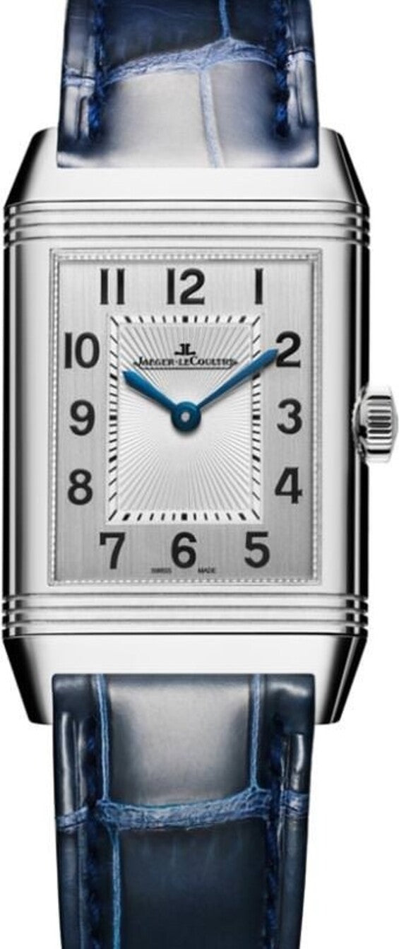 Jaeger-LeCoultre Reverso Classic Medium Duetto Srebrny 40 x 24 mm Stal