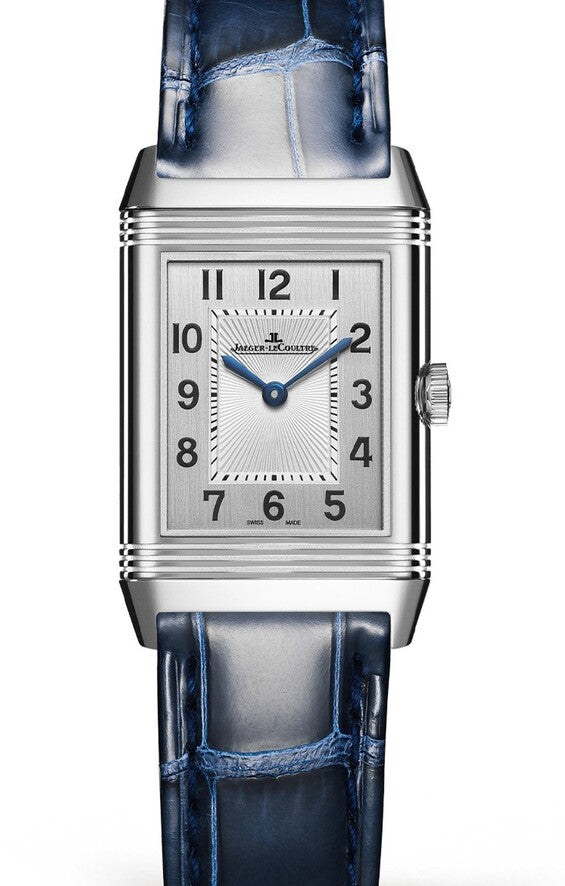 Jaeger-LeCoultre Reverso Classic Small Duetto Srebrny 34.2 x 21 mm Stal