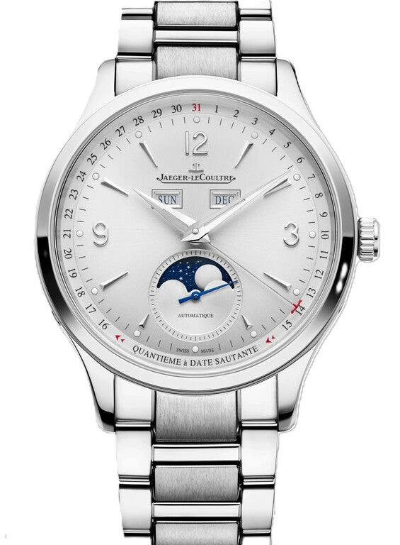 Jaeger-LeCoultre Master Calendar Srebrny 40 mm Stal