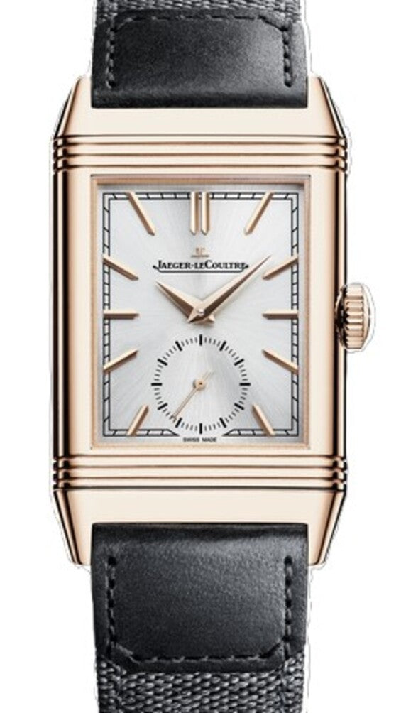 Jaeger-LeCoultre Reverso Biały 45.6 x 27.4 mm Złoto różowe