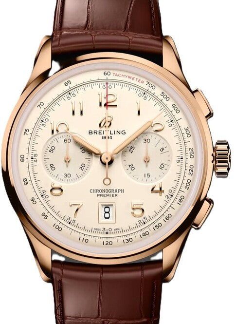 Breitling Premier Szampanski 42 mm Złoto czerwone