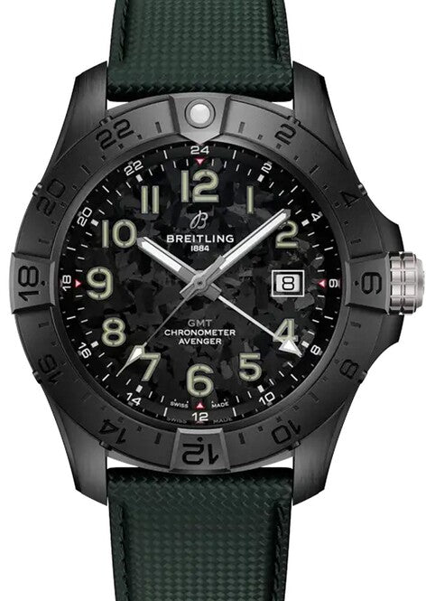 Breitling Avenger Czarny 44 mm Ceramika