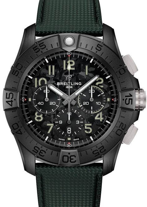 Breitling Super Avenger Czarny 46 mm Ceramika