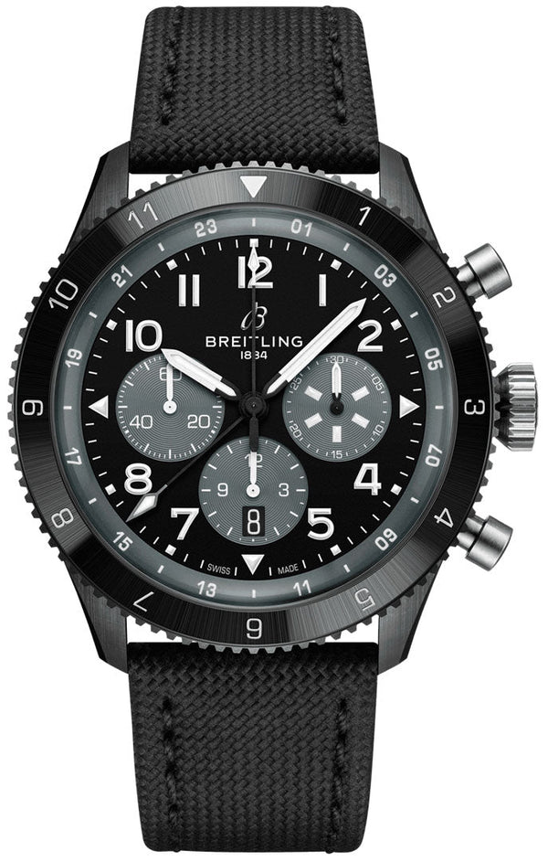 Breitling Classic AVI Czarny 46mm Ceramiczny
