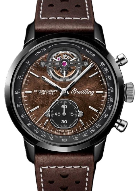 Breitling Top Time Brązowy 44 mm Ceramika