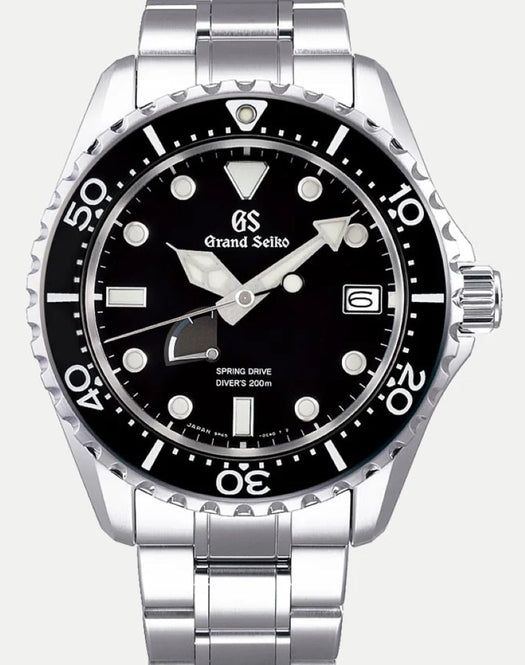 Grand Seiko Sport Collection Czarny 40 mm Stal