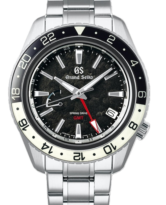 Grand Seiko Evolution 9 Collection Czarny 44 mm Stal