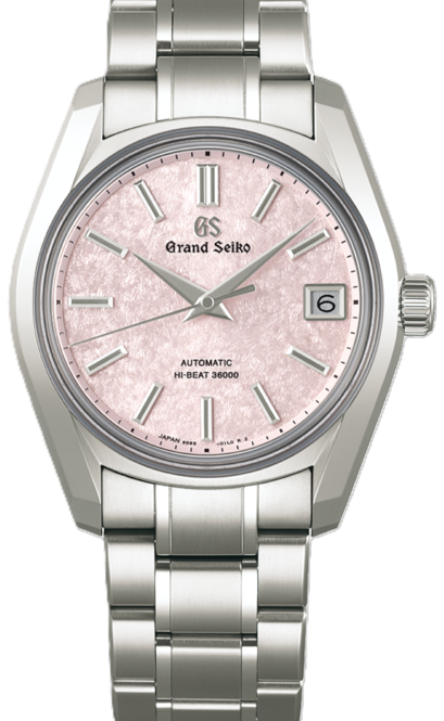Grand Seiko Heritage Collection Różowy 38 mm Stal
