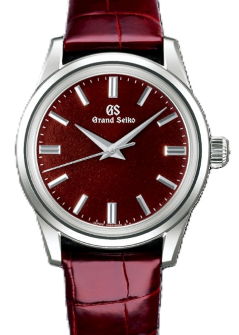 Grand Seiko Elegance Collection Czerwony 37.5 mm Stal