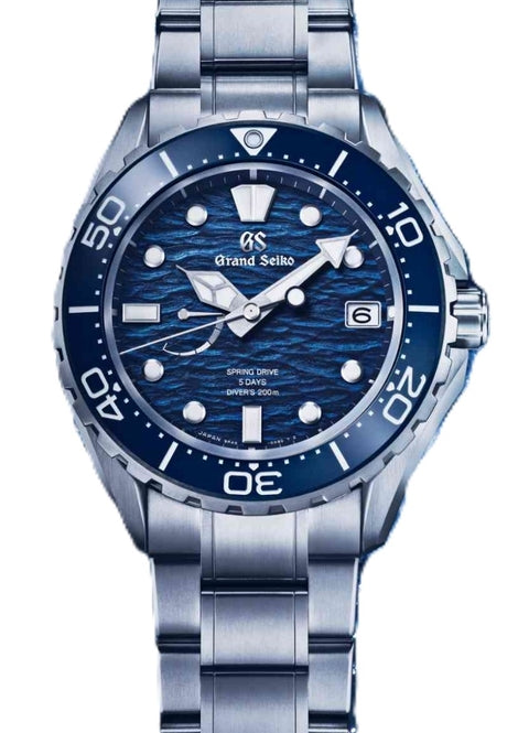 Grand Seiko Evolution 9 Collection Niebieski 44 mm Tytan