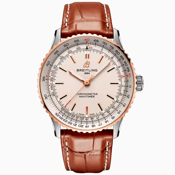 Breitling Navitimer Szampanski 41mm Zloto/Stal