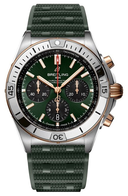 Breitling Chronomat Zielony 42mm Stal