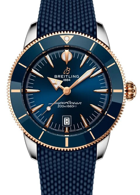 Breitling Superocean Heritage Niebieski 44 mm Zloto/Stal