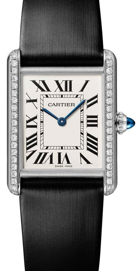 Cartier Tank Srebrny 25.5 mm Stal
