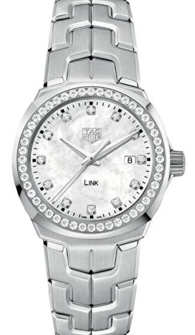 TAG Heuer Link Lady Masa perlowa 32 mm Stal