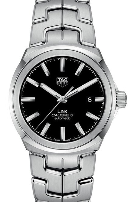 TAG Heuer Link Calibre 5 Czarny 41 mm Stal