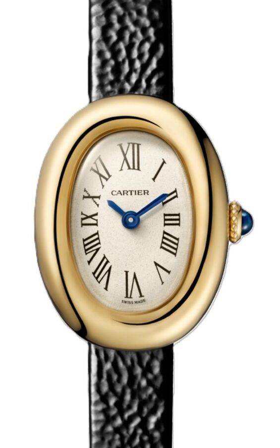 Cartier Baignoire Srebrny 25 mm Żółte złoto