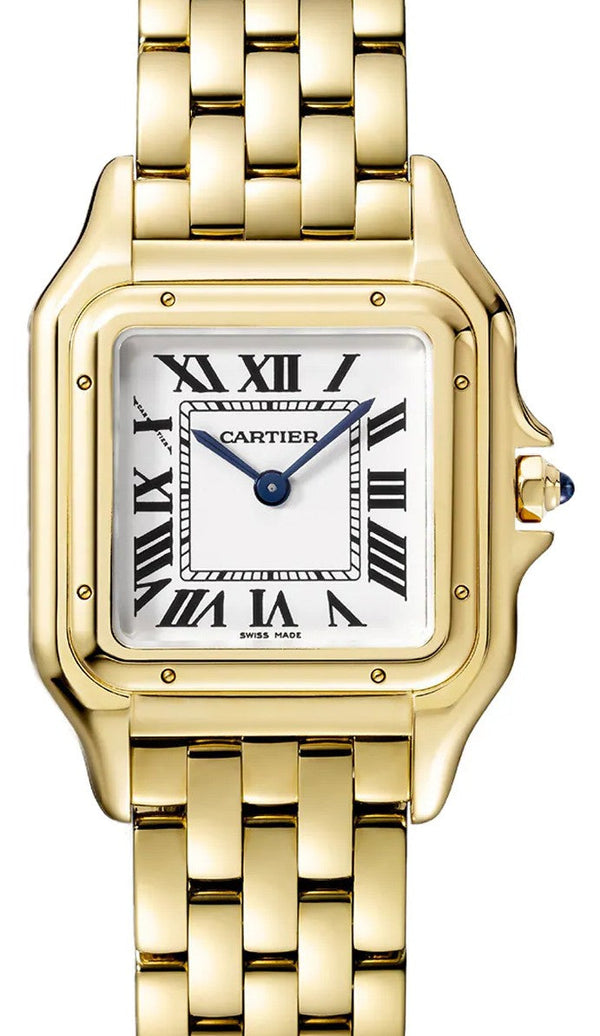 Cartier Panthère Srebrny 29 mm zolte zloto