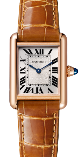 Cartier Tank Louis Cartier Srebrny 29.5 mm Zloto rozowe